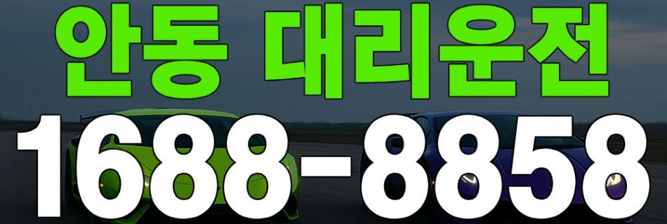 안동 대리운전 서비스 안내 이미지