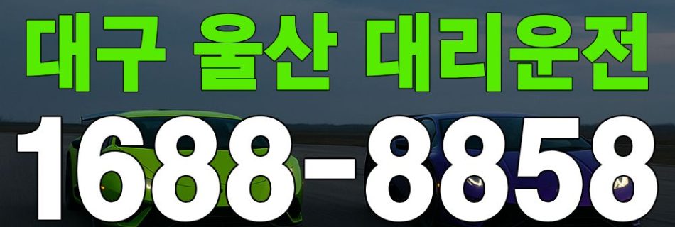 대구 울산 대리운전 운행 이미지