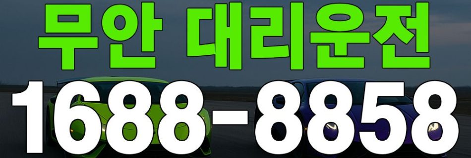 무안 대리운전 서비스 안내 이미지