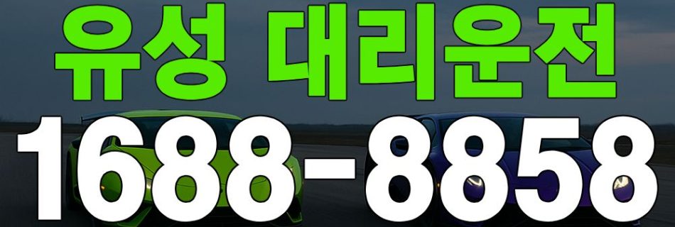 유성 대리운전 서비스 안내 이미지