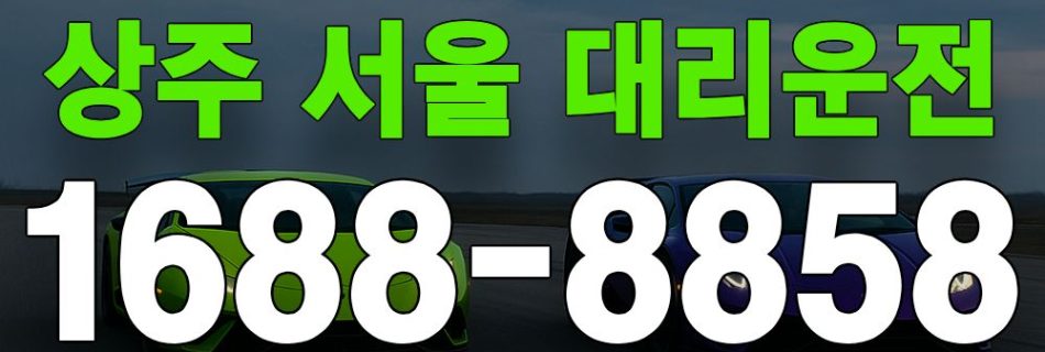 상주 서울 대리운전 서비스 안내 이미지