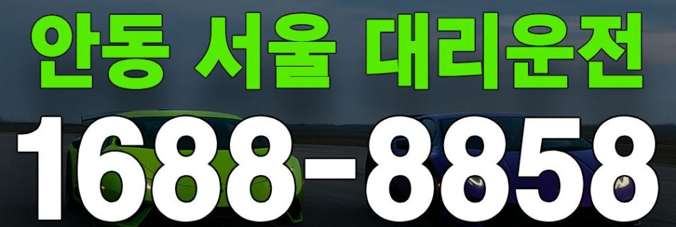 안동 서울 대리운전 서비스 안내 이미지