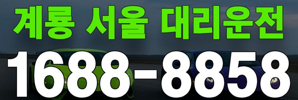 계룡 서울 대리운전 서비스 안내 이미지