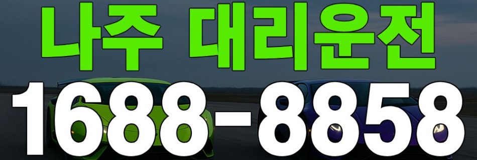 나주 대리운전 서비스 안내 이미지