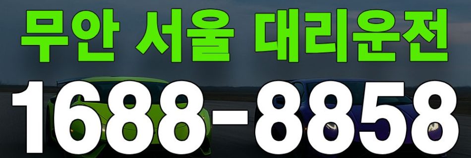 무안 서울 대리운전 서비스 안내 이미지