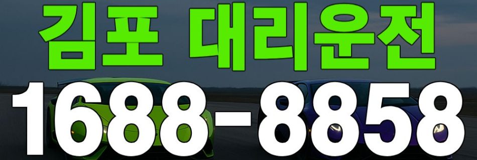 김포 대리운전 서비스 안내 이미지