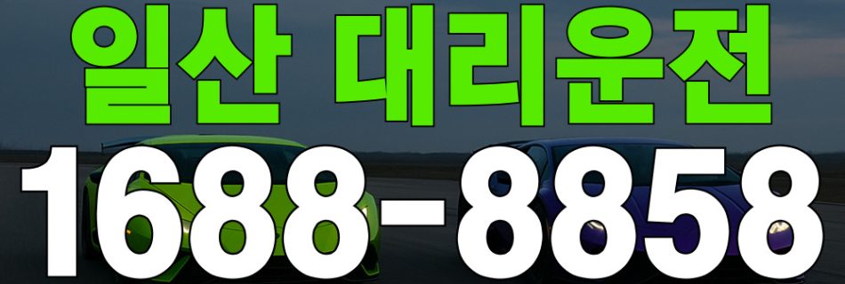 일산 대리운전 요금표·K-대리운전 1688-8858