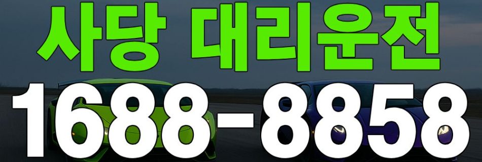 사당 대리운전 서비스 안내 이미지