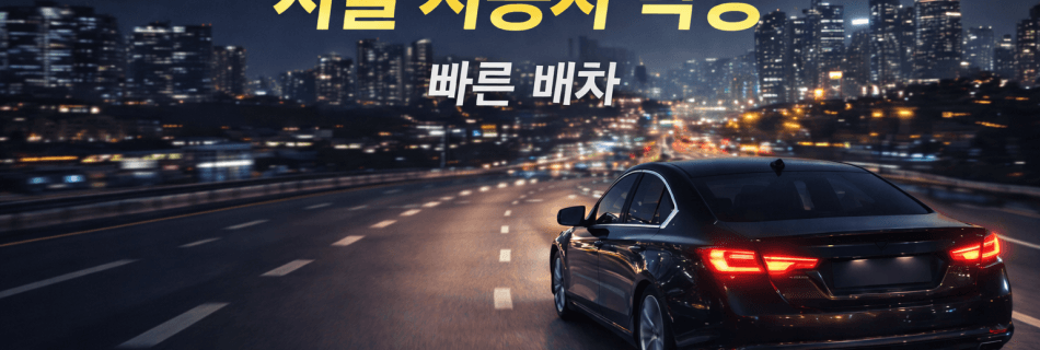 서울 자동차 탁송 차량 이동 서비스