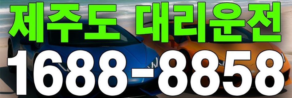 제주도 대리운전 서비스 안내 이미지
