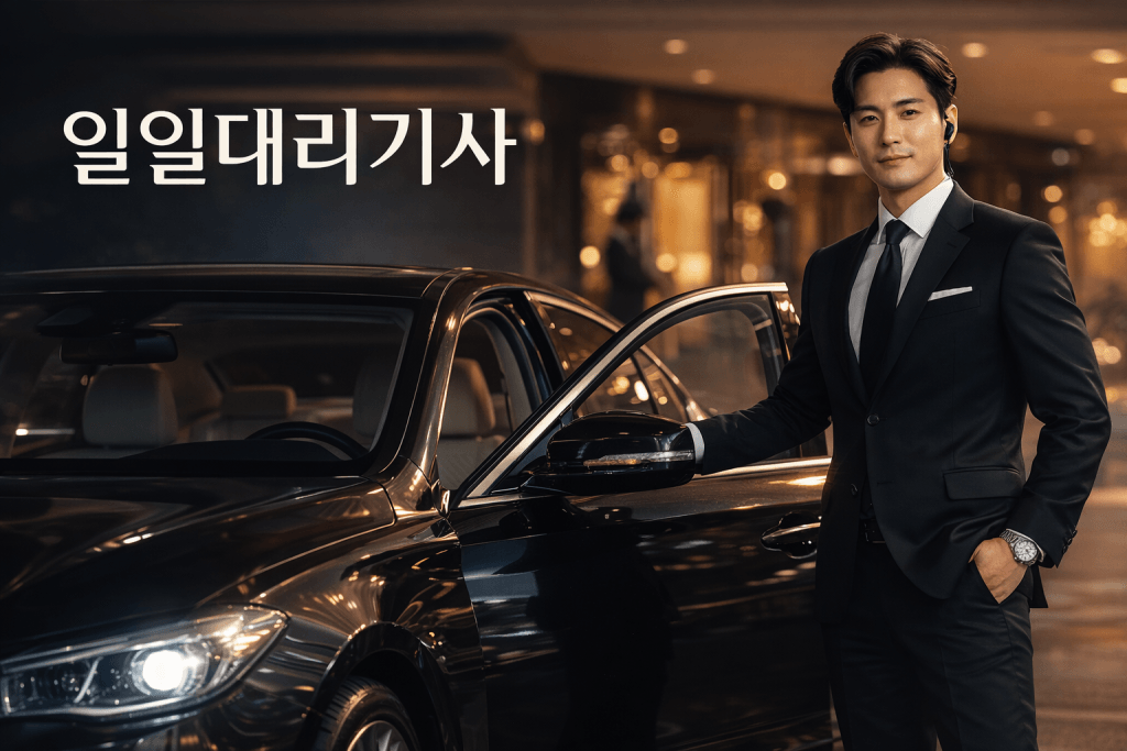 일일대리기사 전담 기사 프리미엄 차량 운행 서비스