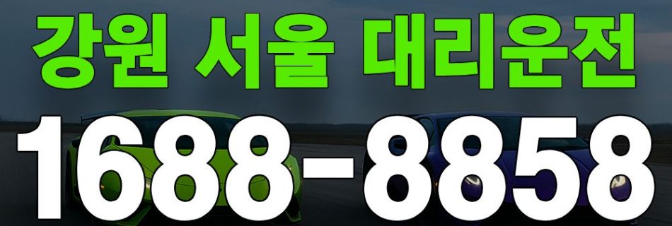 강원권 서울 대리운전 서비스 안내 이미지