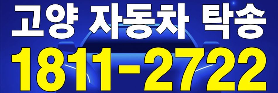 고양 자동차 탁송 서비스 차량 이동 이미지
