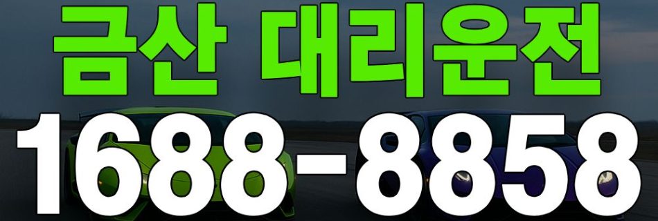 금산 대리운전 서비스 안내 이미지