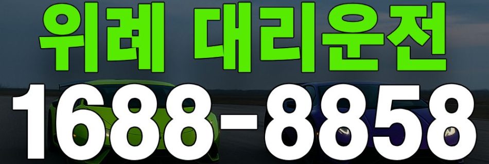 위례 대리운전 서비스 안내 이미지