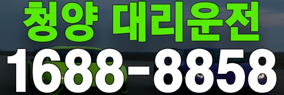 청양 대리운전 서비스 안내 이미지