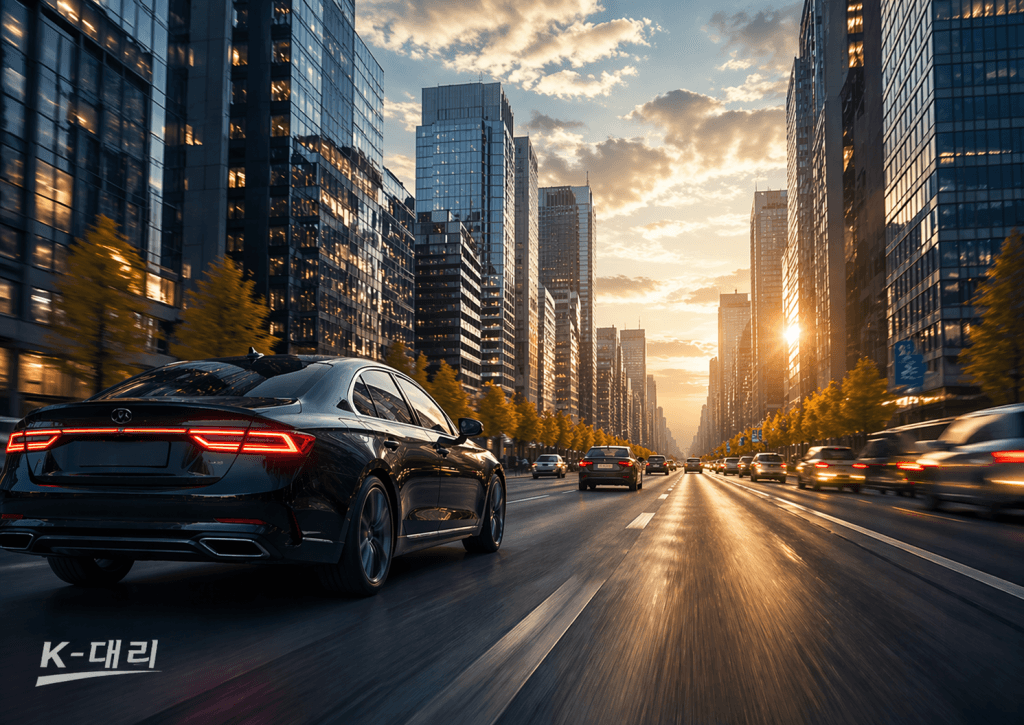 분당대리운전 도심 차량 이동 서비스 이미지