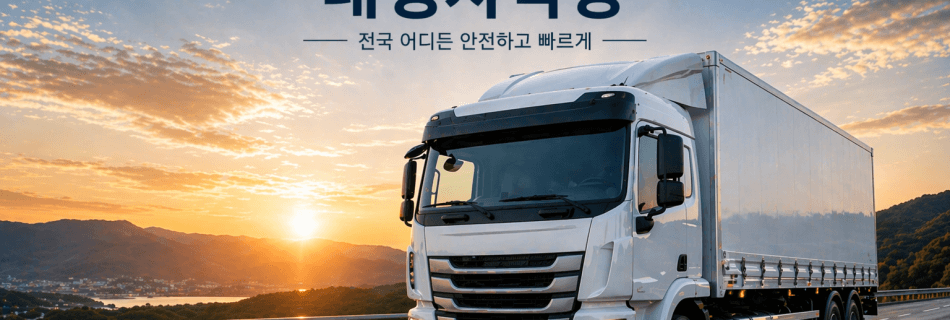 대형차탁송 전국 차량 이동 서비스 장면